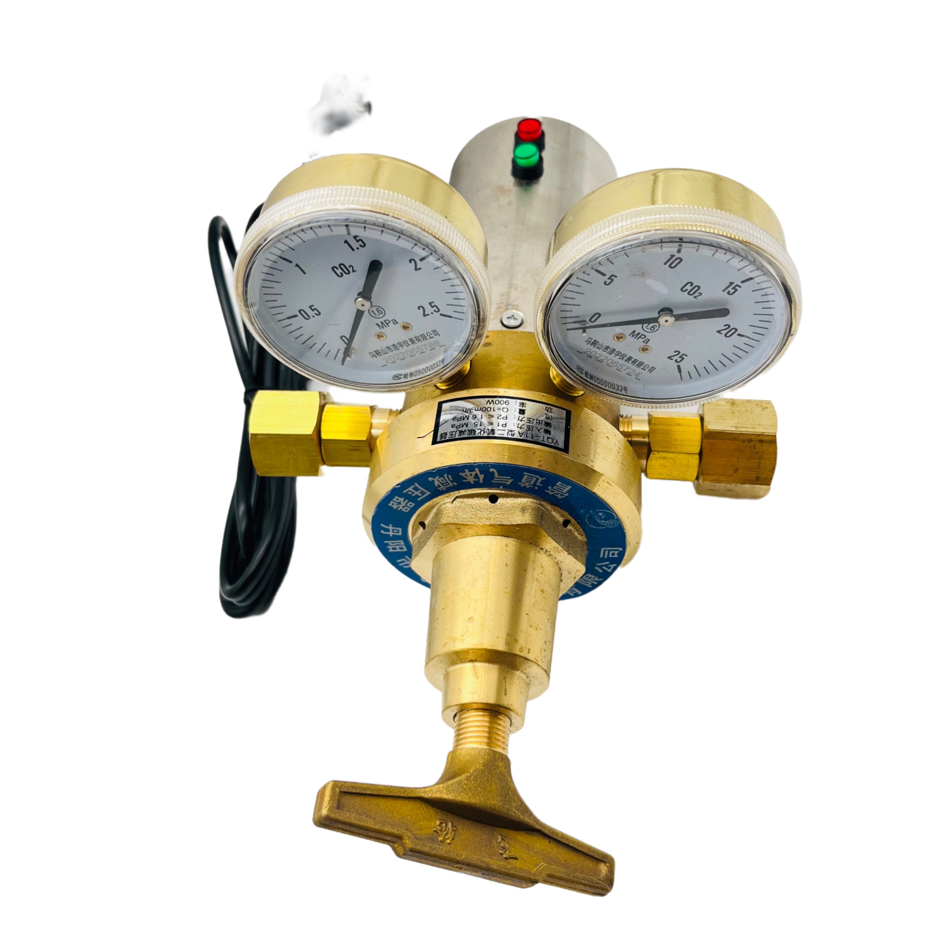 YQT-11A CO2-Druckregler, Kohlendioxid-beheiztes Reduziermanometer