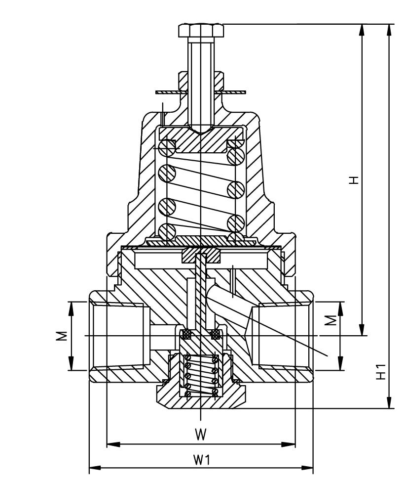 DYS-06F Niedertemperatur-Kryogendruck-Gebäuderegler aus Messing